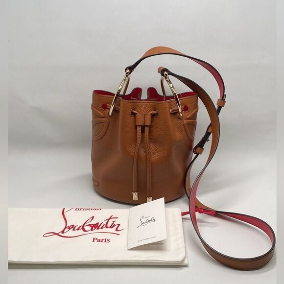 Christian Louboutin By My Side embellished textured-leather bucket bag - Picture 6 of 16